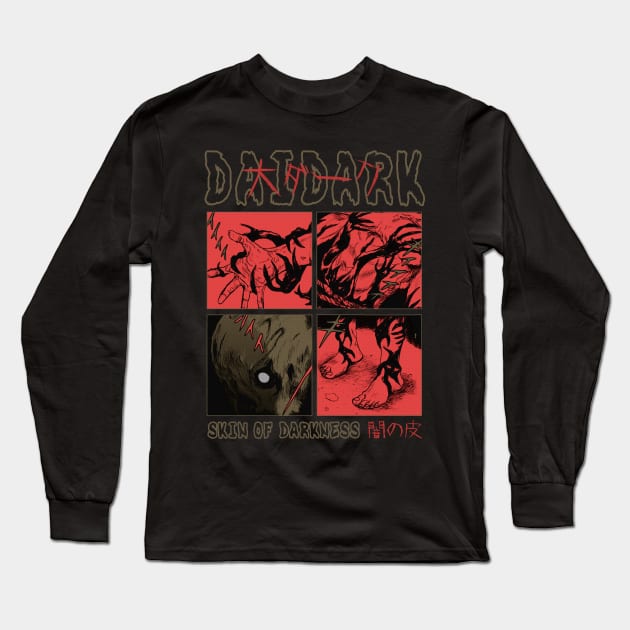 Zaha Sanko - DAI - DARK - Manga Design V1 Long Sleeve T-Shirt by JPNDEMON